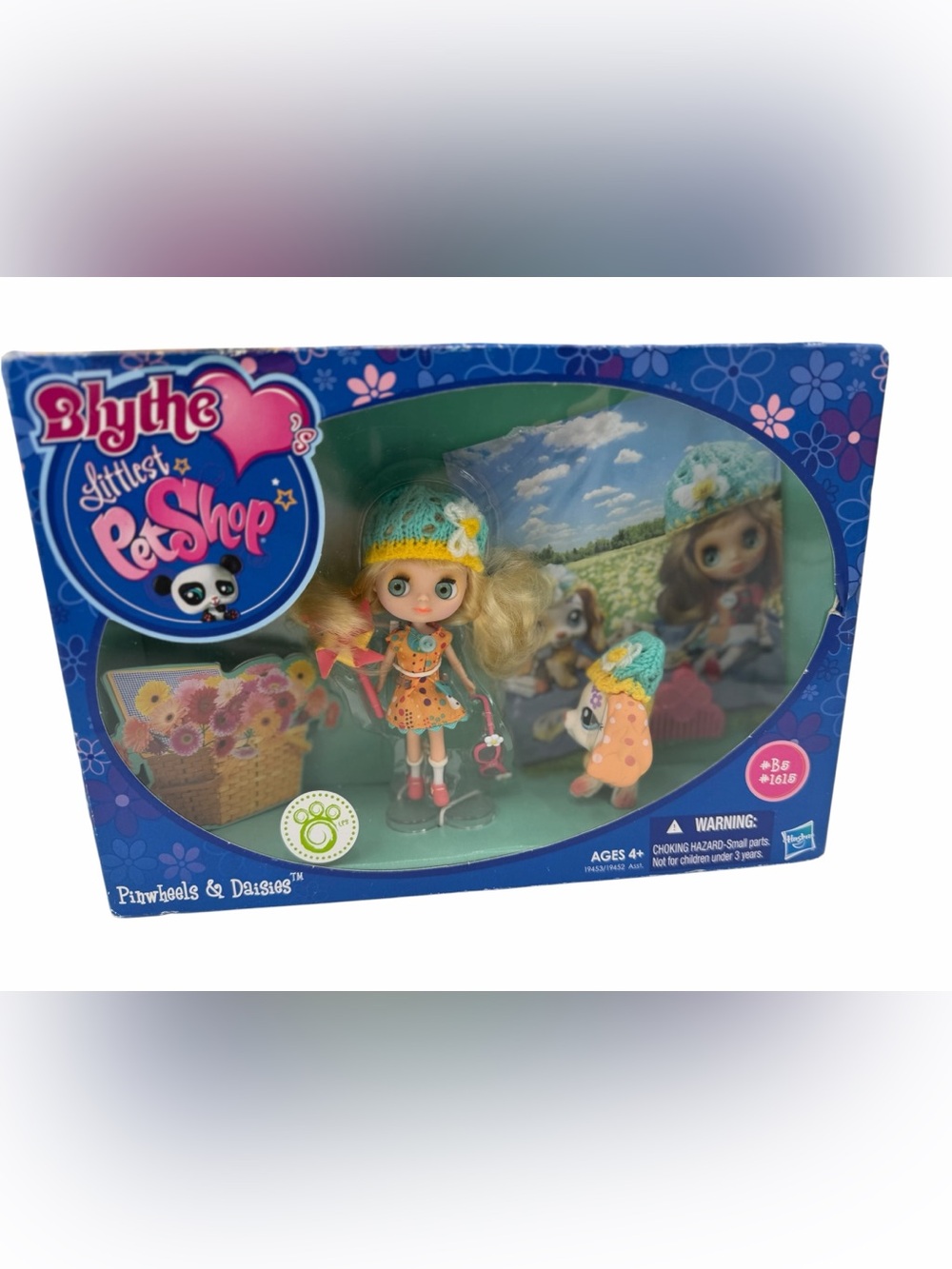 Littlest Pet Shop Blythe Pinwheels & Daisies #B5 & #1615 Spaniel.
